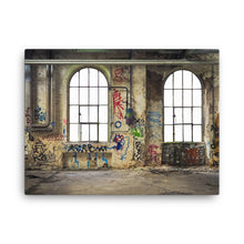Graffitti Architecture Canvas Print