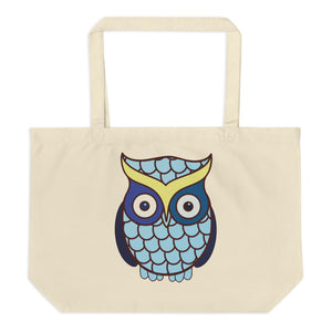 Two Owls Large Organic Tote Bag