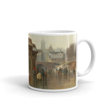 Anton Doll - Winter Amusements with a Town in the background Classic Art Mug
