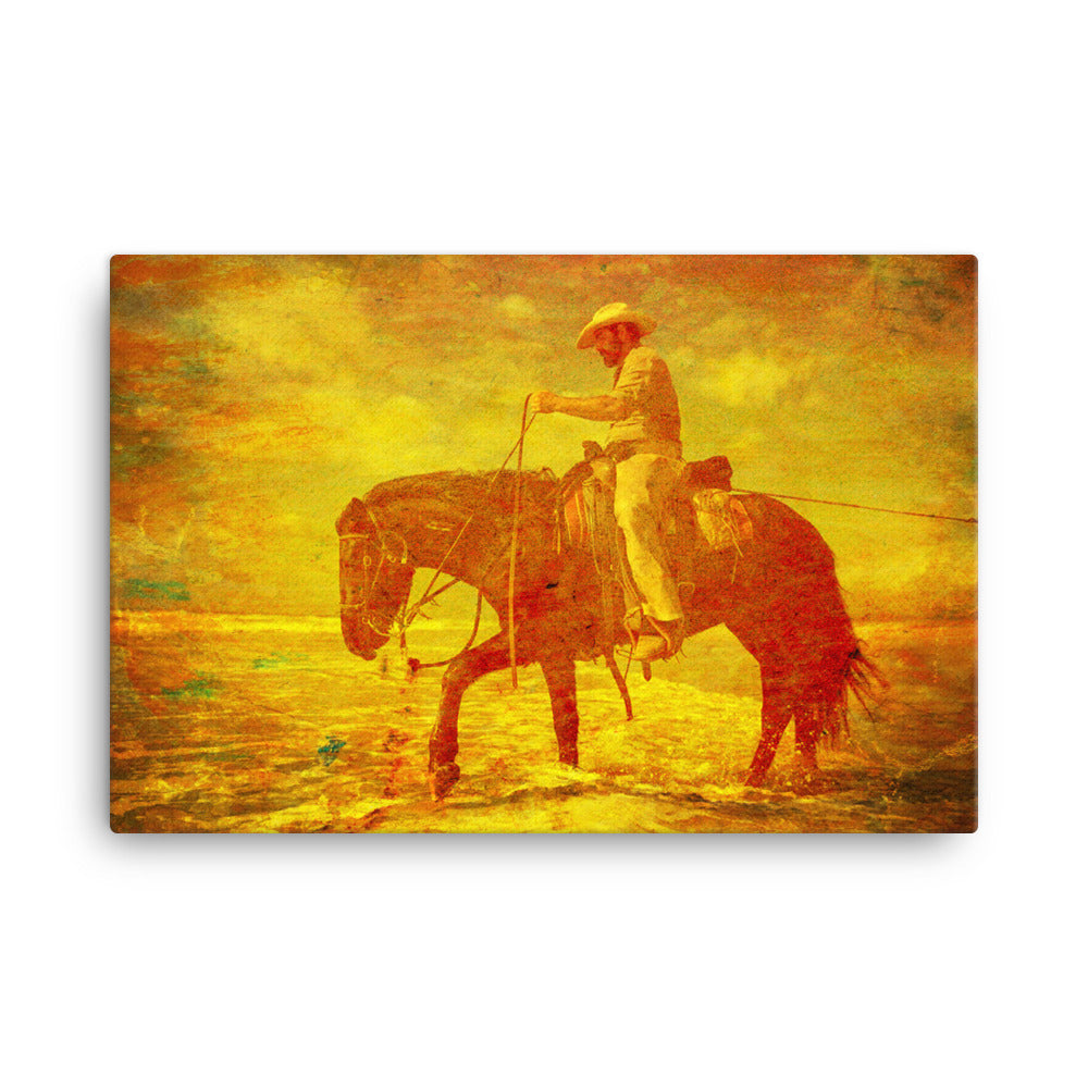 Ponder Existence Horse Art Canvas