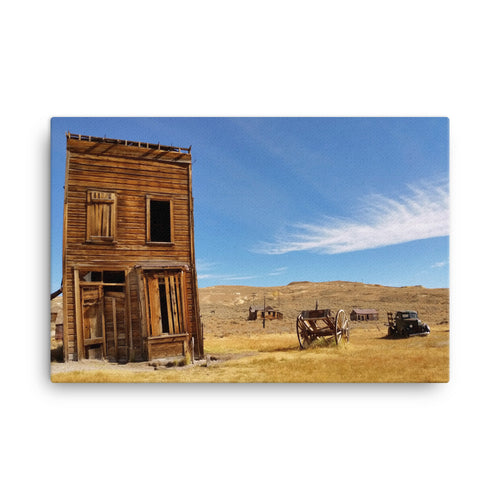 Forgotten Lodging Farm Canvas Print