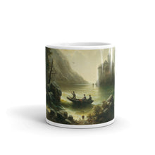 Albert Rieger - Crossing in a Moonlit Night Classic Art Mug