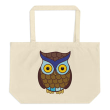 Two Owls Large Organic Tote Bag