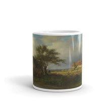 Alexander Josef Daiwaille - Bauernhaus mit Kühen und Schafen Classic Art Mug