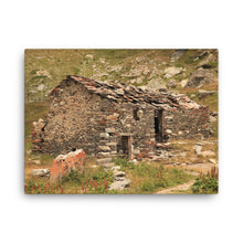 Stone Against the Roof House Canvas Print