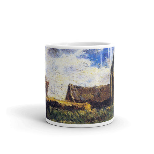 Gauguin 1879 Une Église de campagne Classic Art Mug