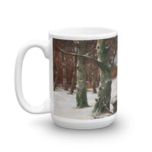 Adolf Kaufmann - Winter Landscape with Rising Moon Classic Art Mug