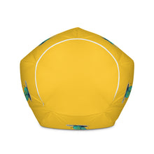 Yellow Fox In The Rain Bean Bag Chair w/ filling