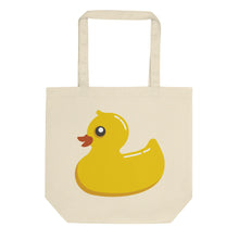 Duck Goes To Zoo Eco Tote Bag