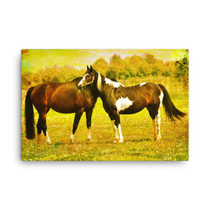 Liquefy Brain Horse Art Canvas