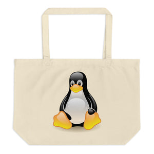 Penguin Ready Large Organic Tote Bag