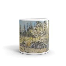 Van Gogh - Blühender Obstgarten, von Zypressen umgeben Classic Art Mug