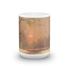 Adolf Kaufmann - Sonnenuntergang in Winterlandschaft Classic Art Mug