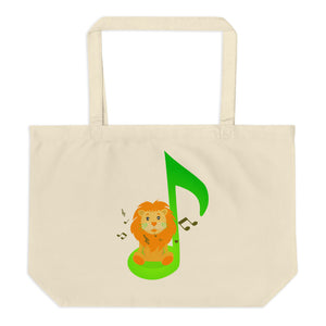 Music Lovers Large Organic Tote Bag