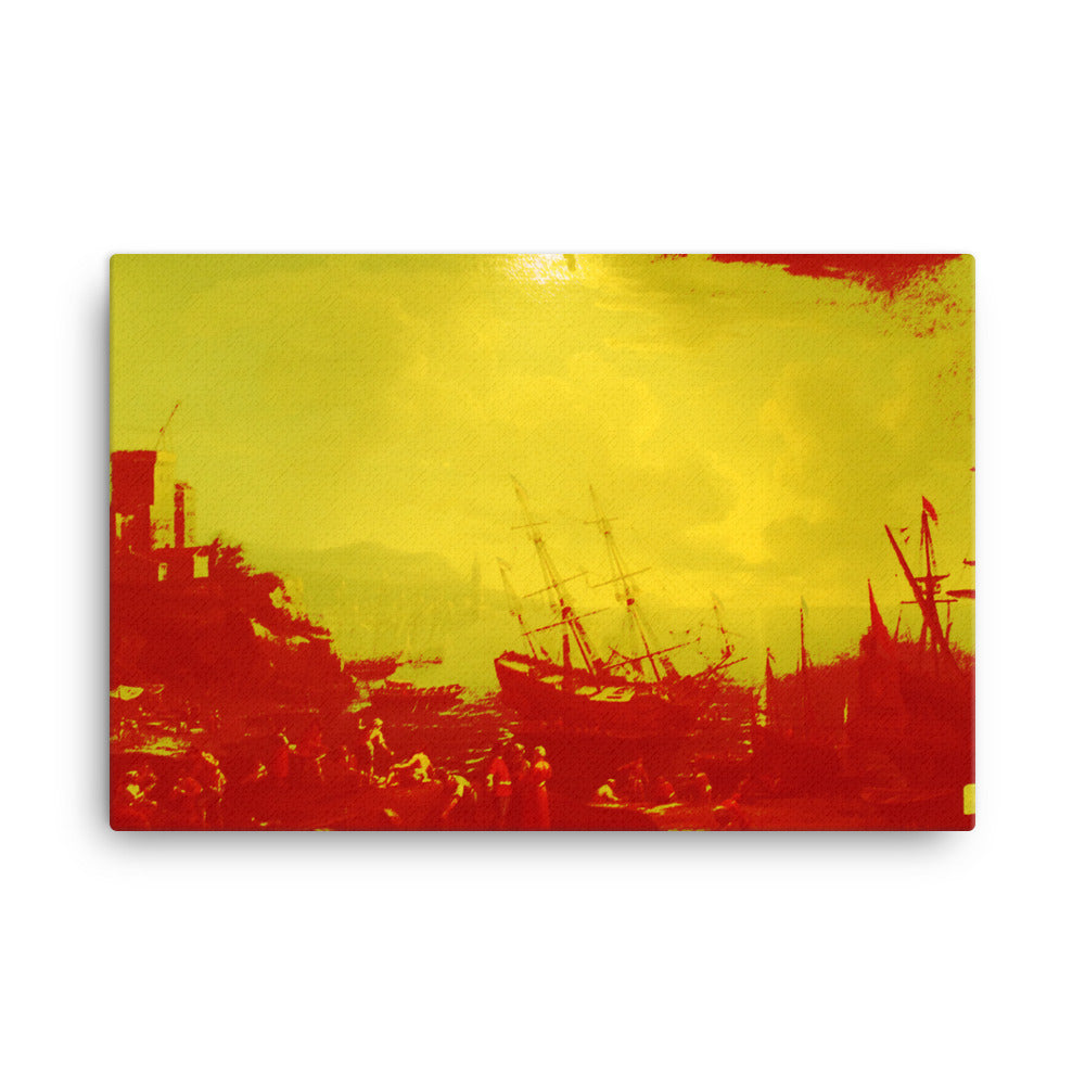 Seaport Remastered Art Canvas