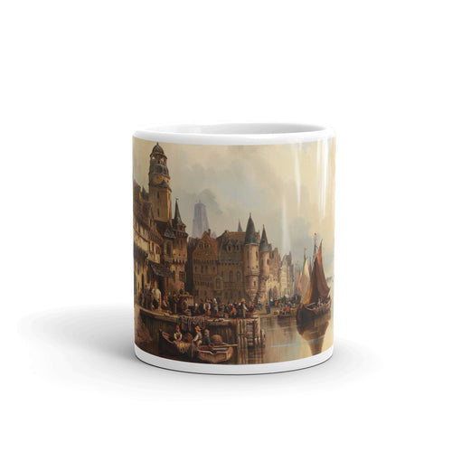 Reinhold Grohmann - View of city Classic Art Mug