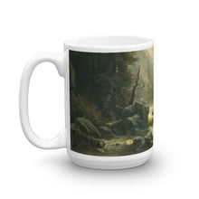 Albert Rieger - Crossing in a Moonlit Night Classic Art Mug