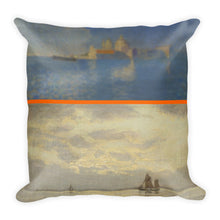 Blue Morning in Venice Premium Pillow