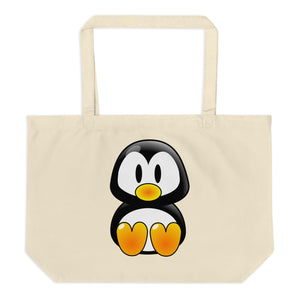 Penguin Ready Large Organic Tote Bag