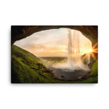 Veil of the Cave Canvas Print