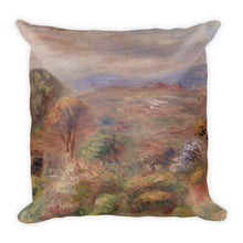 Landscape with Woman and Dog Premium Pillow