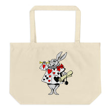 Alice Lost Hares Large Organic Tote Bag