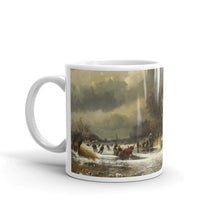 Andreas Schelfhout - Nederlandse landschap met figuren Classic Art Mug