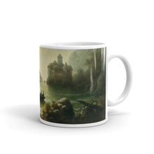 Albert Rieger - Crossing in a Moonlit Night Classic Art Mug