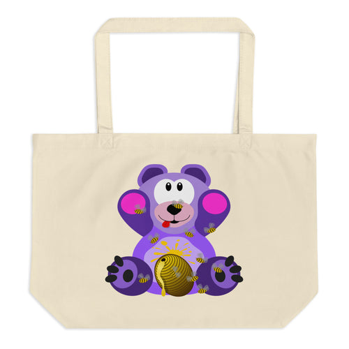 Teddy Bears Large Organic Tote Bag