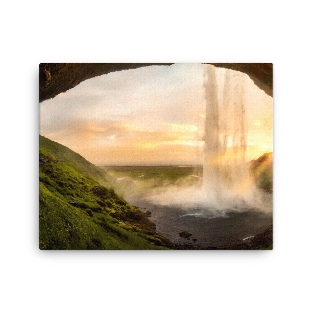 Veil of the Cave Canvas Print