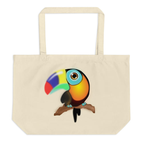 Walrus and Tucan Large Organic Tote Bag