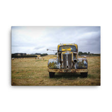 Ravaged Yellow Canvas Print