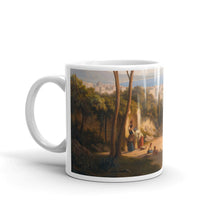 August von Bonstetten - Blick auf Neapel und den rauchenden Vesuv Classic Art Mug