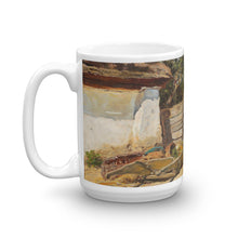 Anton Schrödl - In the Farmhouse Garden Classic Art Mug