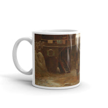 Anton Doll - Winter Amusements with a Town in the background Classic Art Mug