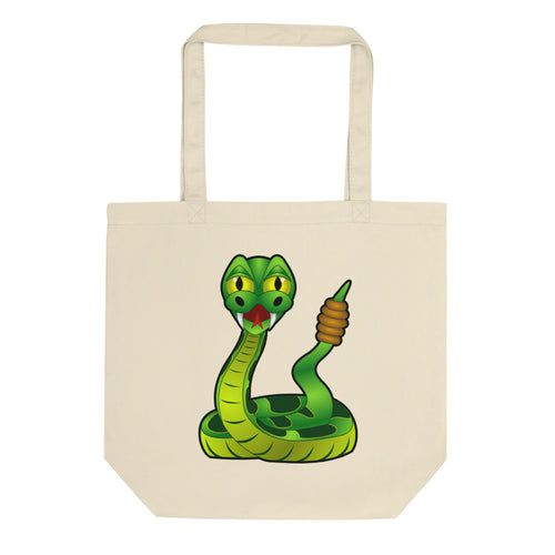 Snake and Lizard Eco Tote Bag