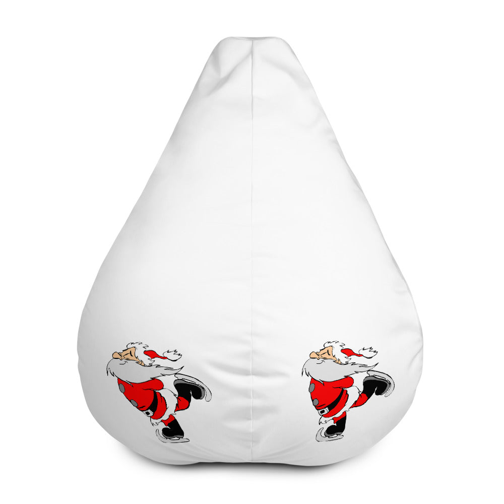 Skating Santa Bean Bag Chair w/ filling