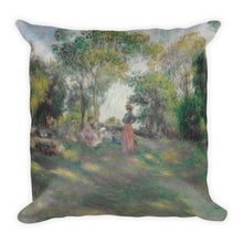 Paysage avec figures Premium Pillow