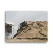 Flatly Hill of Chute Canvas Print