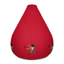 Best Comedian Red Bean Bag Chair w/ filling