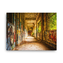 Spring Old Mansion Canvas Print