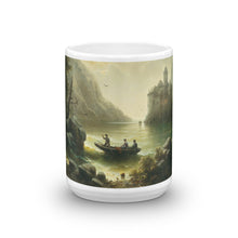 Albert Rieger - Crossing in a Moonlit Night Classic Art Mug