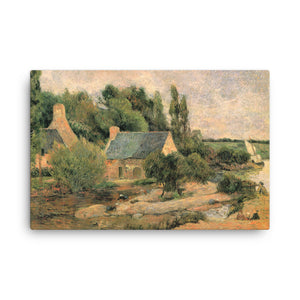 Washerwomen at Pont-Aven Classic Art Canvas