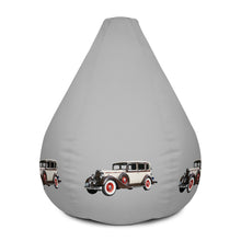 Light Grey Viper CV Epoque Car Bean Bag Chair w/ filling