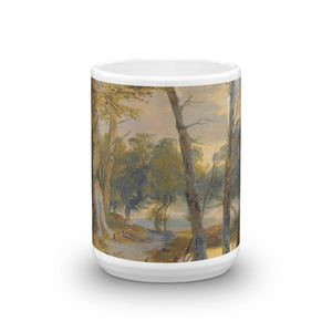 Carl Blechen - Wald mit kleinem Weiher Classic Art Mug