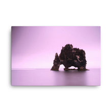 Unreal Purple Float Canvas Print