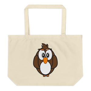 Panda and Owl Large Organic Tote Bag