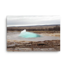 Muddy Turquoise Canvas Print