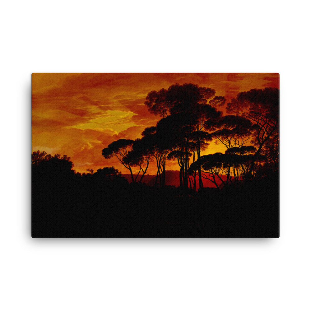 Italian landscape Digital Art Canvas