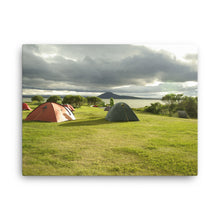 Camping in the clouds Canvas Print